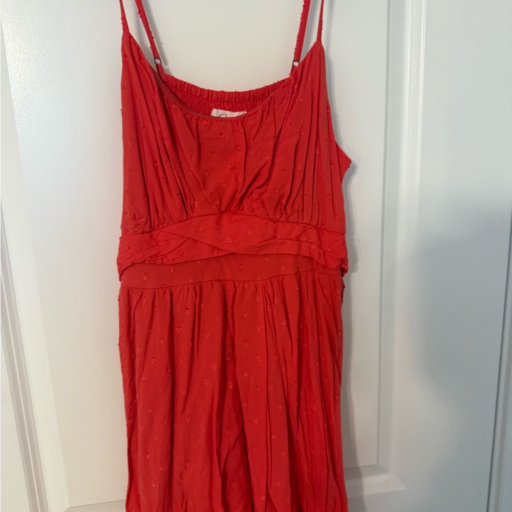 Coral Summer Dress